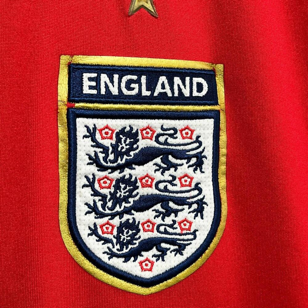 Vintage 2006 England National Team Home Red Umbro Jersey Size XL #9 Rooney - Picture 11 of 15